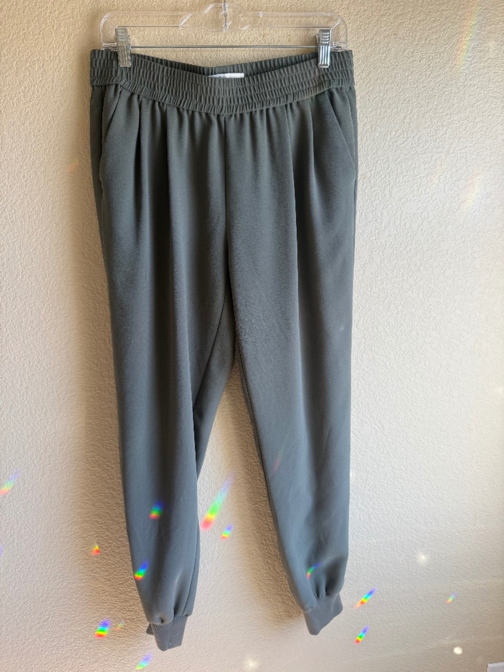 Joie Olive Green Jogger Pants Size M